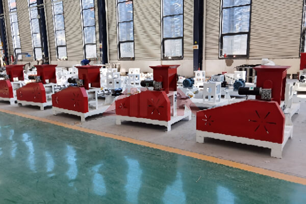 single screw fish feed extruder